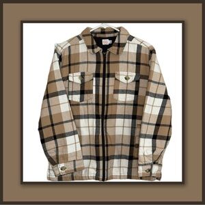 Wonder Nation Boy’s Insulated Plaid Jacket – Size XL Husky